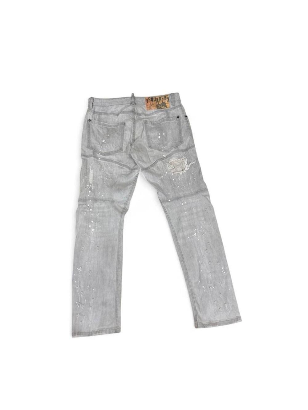 Vintage style DSQUARED2 punk vibe denim jeans